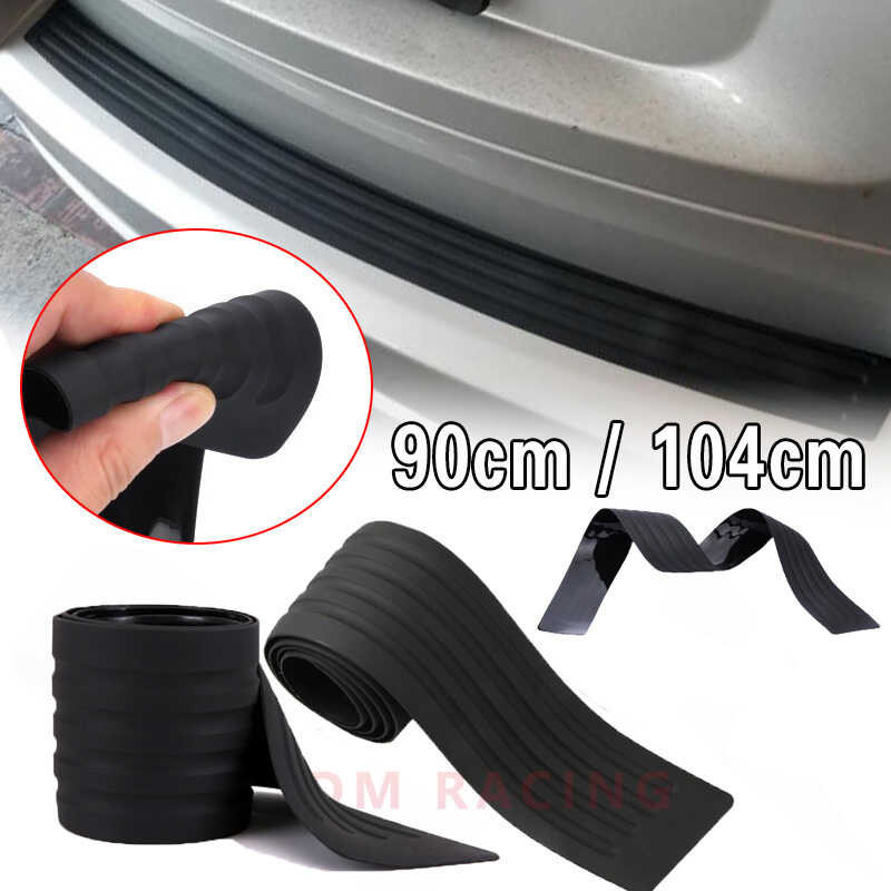 Door Car Trunk Sill Plate Protector Rear Bumper Guard Rubber Strip Para