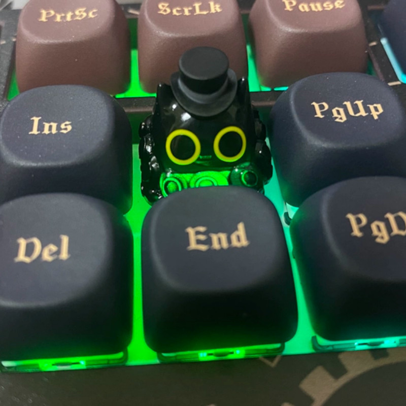 Octopus Cat Keycap 3D Creative Cartoon MX Switch Mechanical Keyboard ...