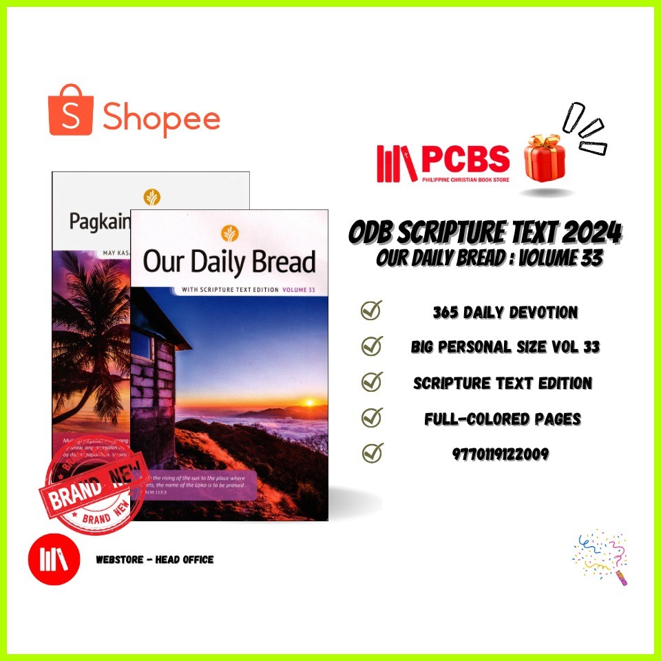 PCBS Our Daily Bread 2024 Volume 33 BIG (WITH SCRIPTURE TEXT EDITION ...