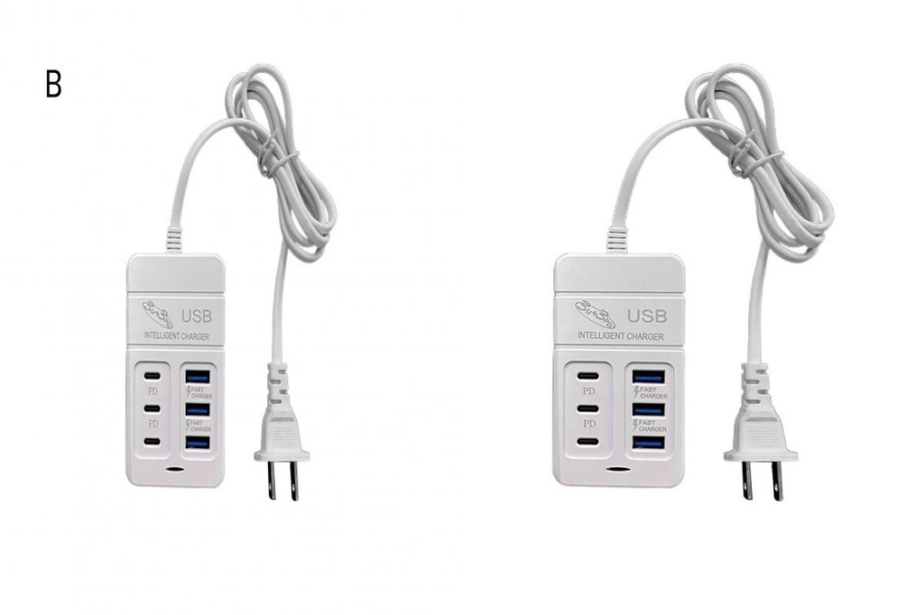 【COD】 Eco-friendly Power Socket Usb Power Strip 6 Port Usb C Charger ...