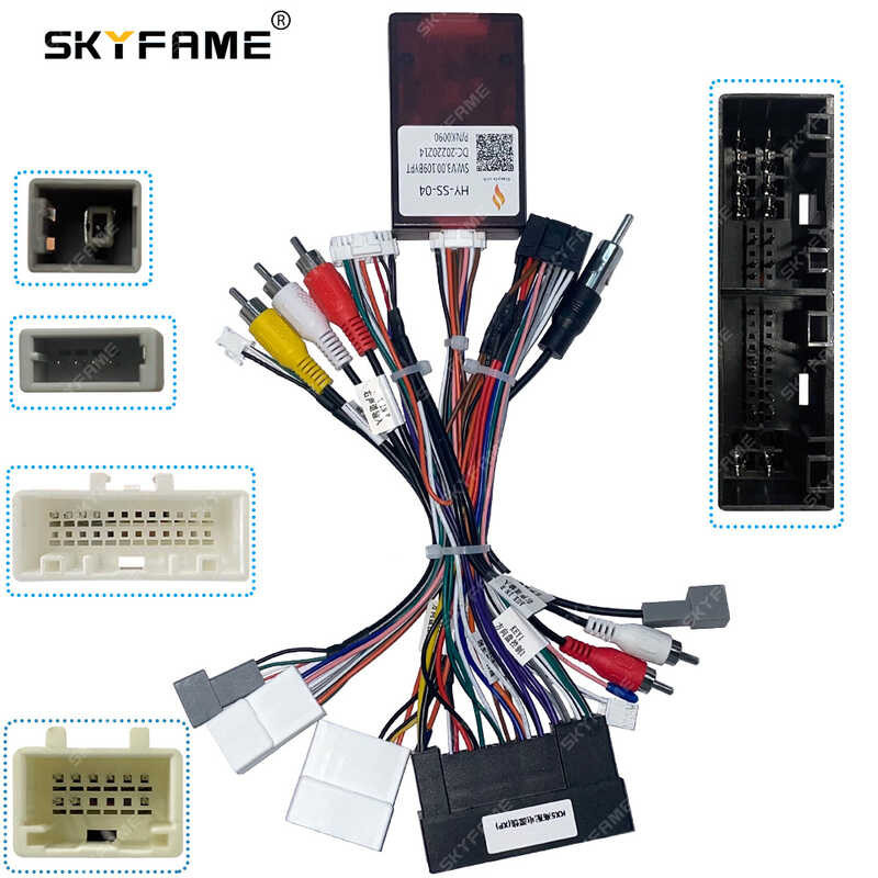 Car SKYFAME 16Pin Wire Harness Canbus Box Adapter Decoder Para Sa ...