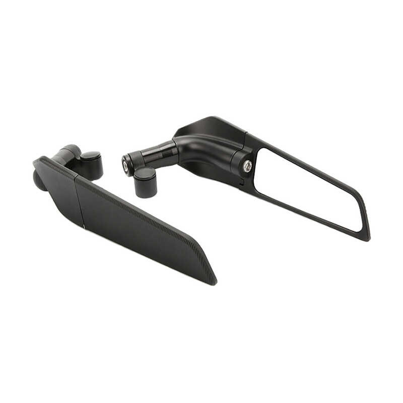 New Cool Modified Universal Rotating Fixed Wind Wing Rearview Mirror ...