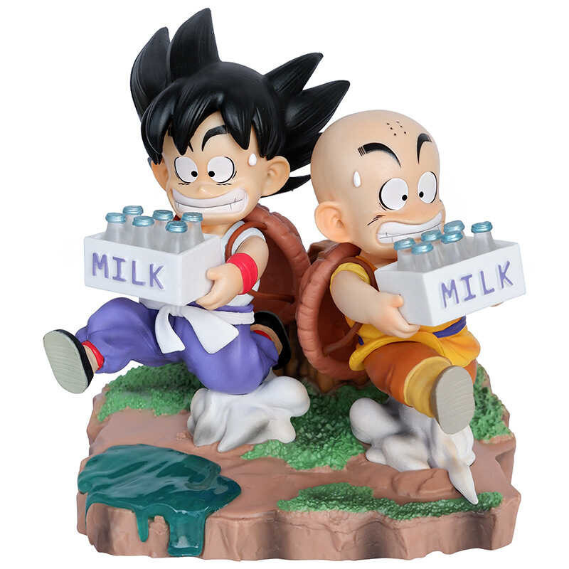 Dragon Ball Goku Childhood Klin Practice Shadow Sending Milk GK ...
