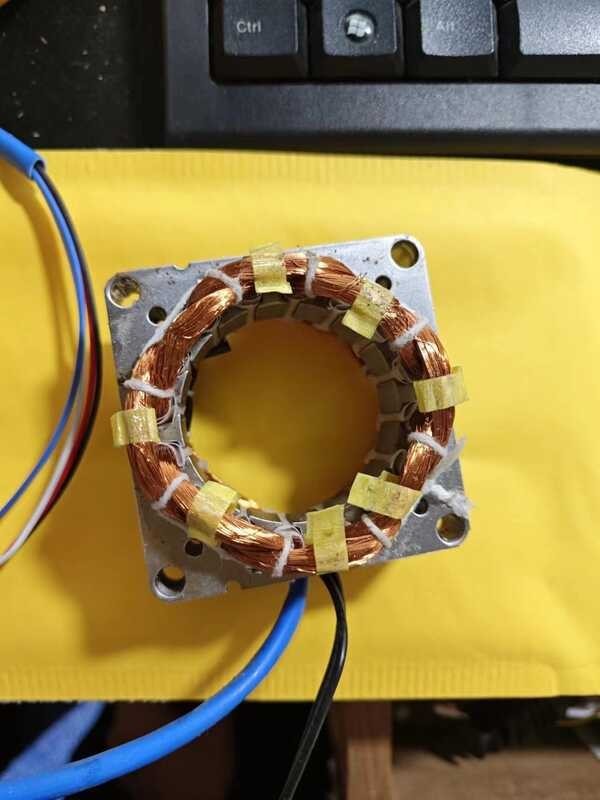 Electric Fan Motor Coil Winding Stator Steel Business Fan Floor Fan ...