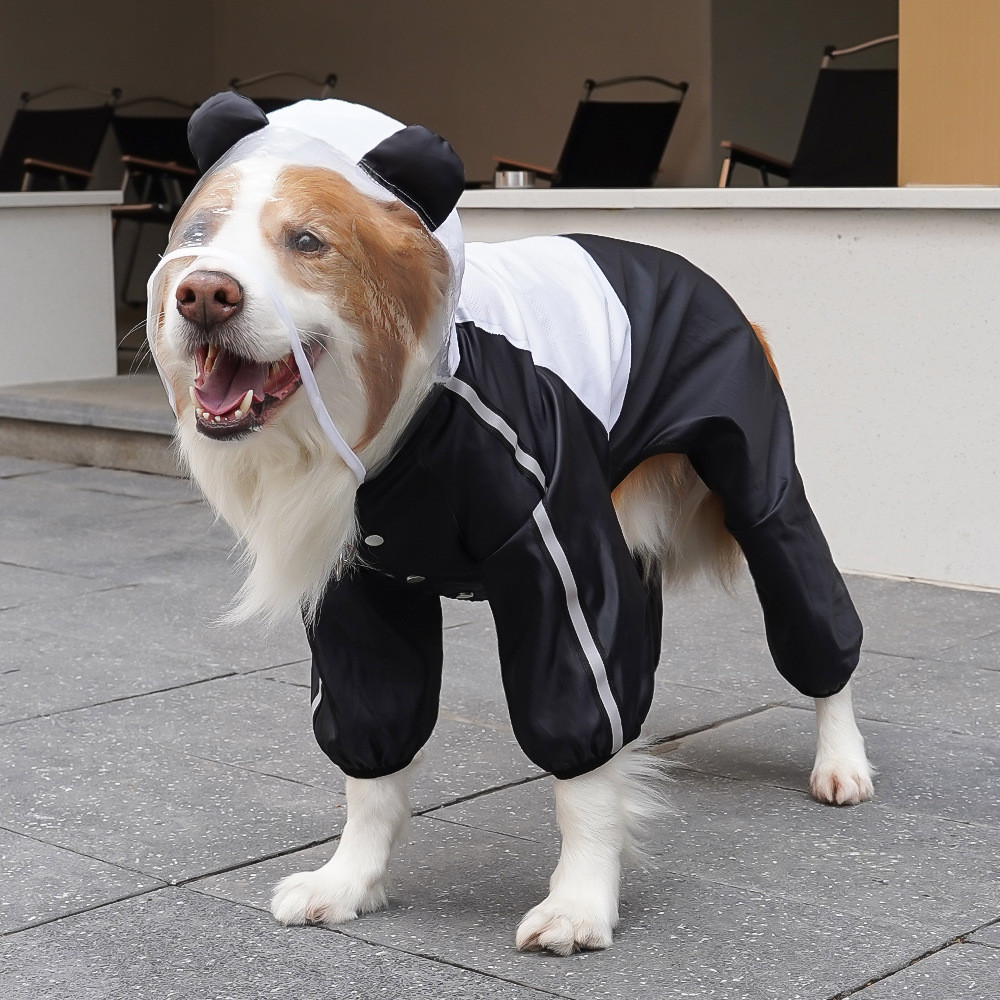 Dog raincoat Red Dingo Perfect Fit 45cm Black black