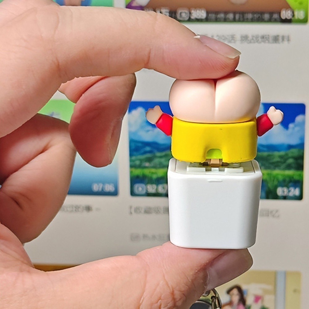 Keyboard Keychain Toy Finger Keyboard Decompression Toy Keycap ...