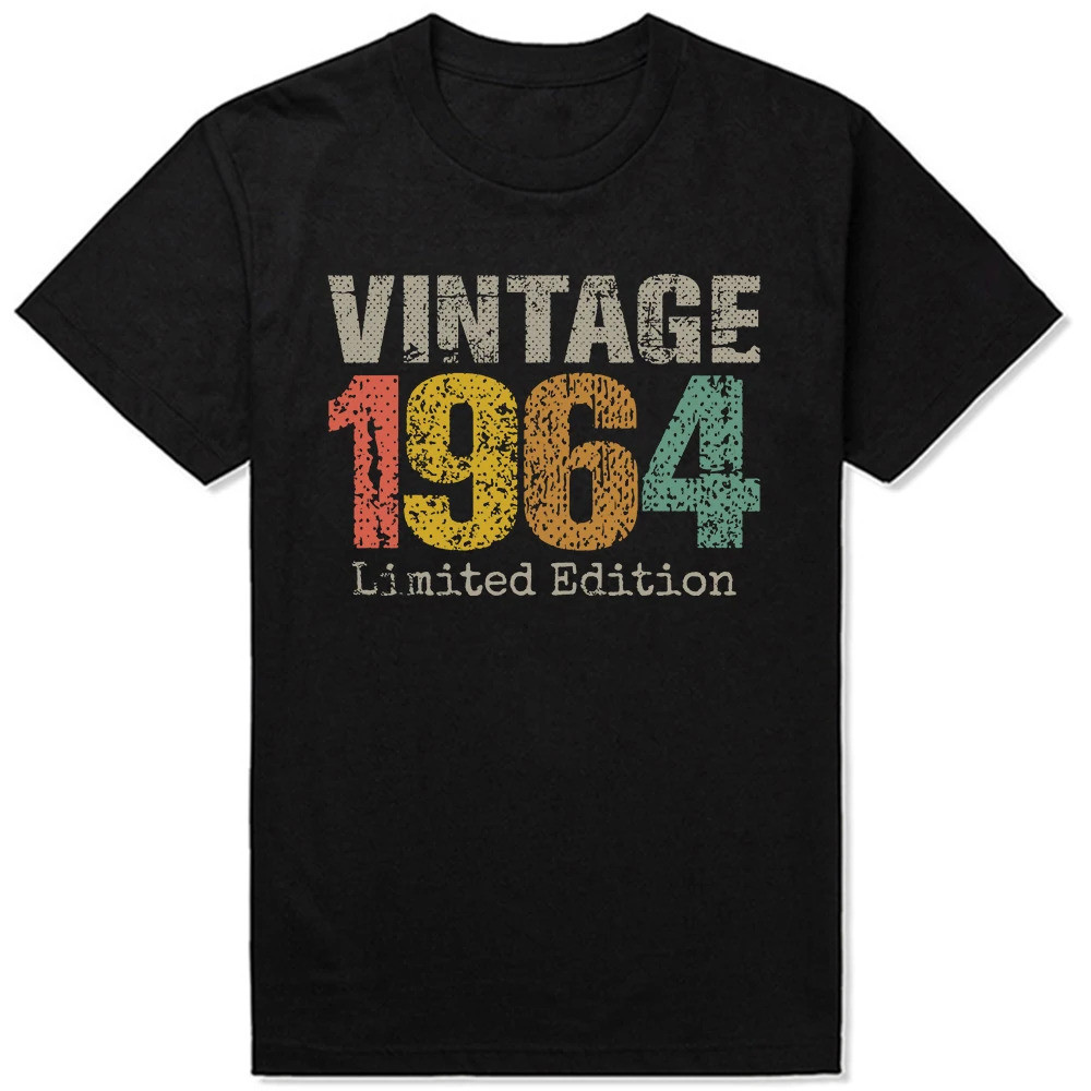 60 Year Old Gifts Vintage 1964 Limited Edition 60th Birthday Tee Tops ...