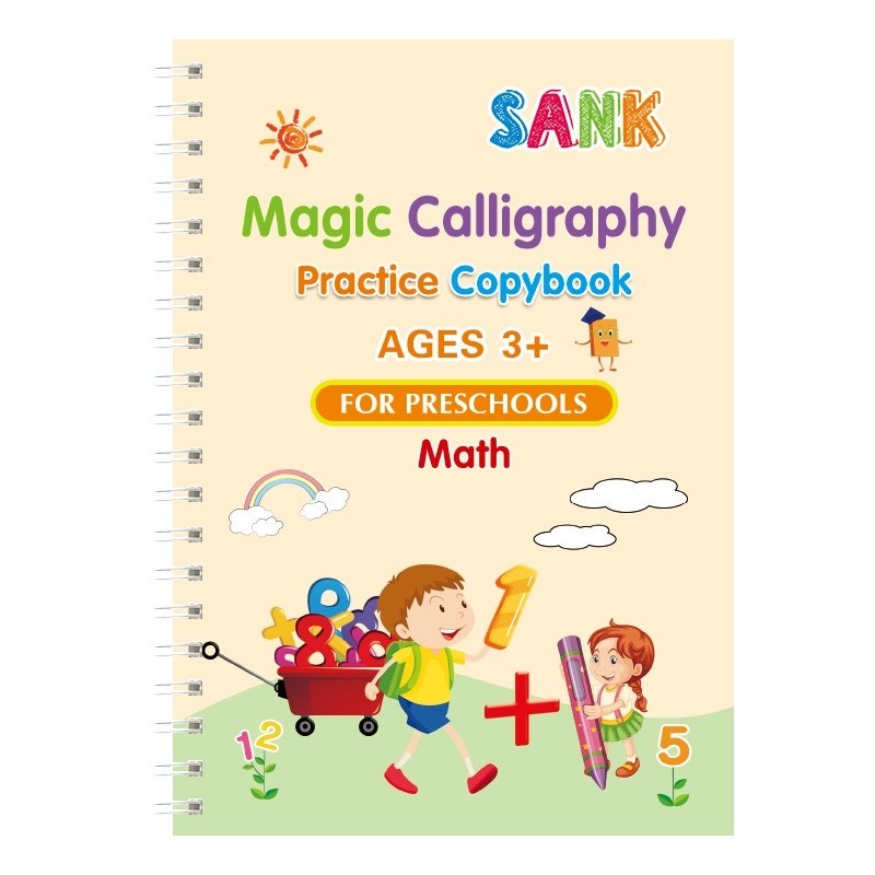4 Magic Practice Copy Magic Books That Can Be Reused for Learning ...