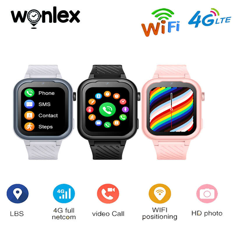 Children Smart Wonlex Watch 4G Video Call Device Whatsapp Kt15pro ...