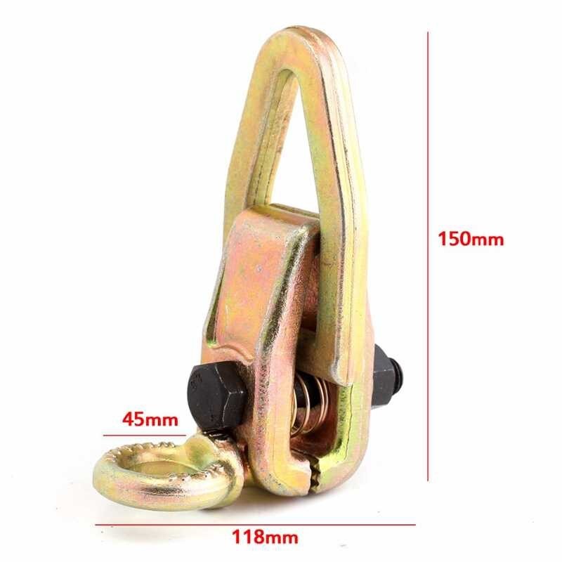 5 Tons Self-Tightening Straight Pulling Car Body Frame Grips Pull Clamp