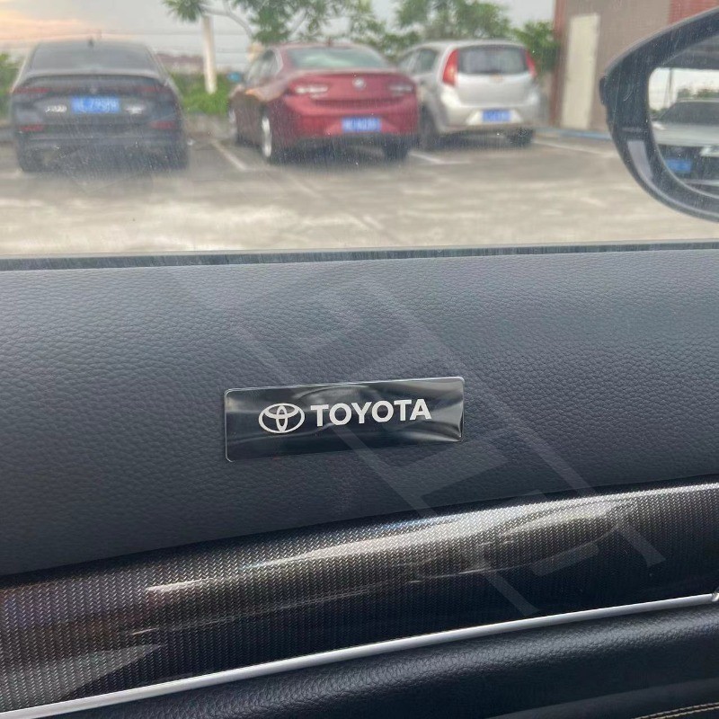 Toyota Wigo Car Body Fender Side Metal Emblem Sticker Auto Window ...