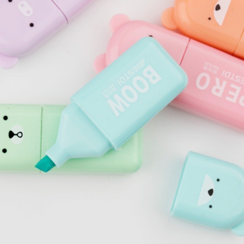 Cute Octopus Building Blocks Highlighter - 5-color Octopus Marker Pen ...