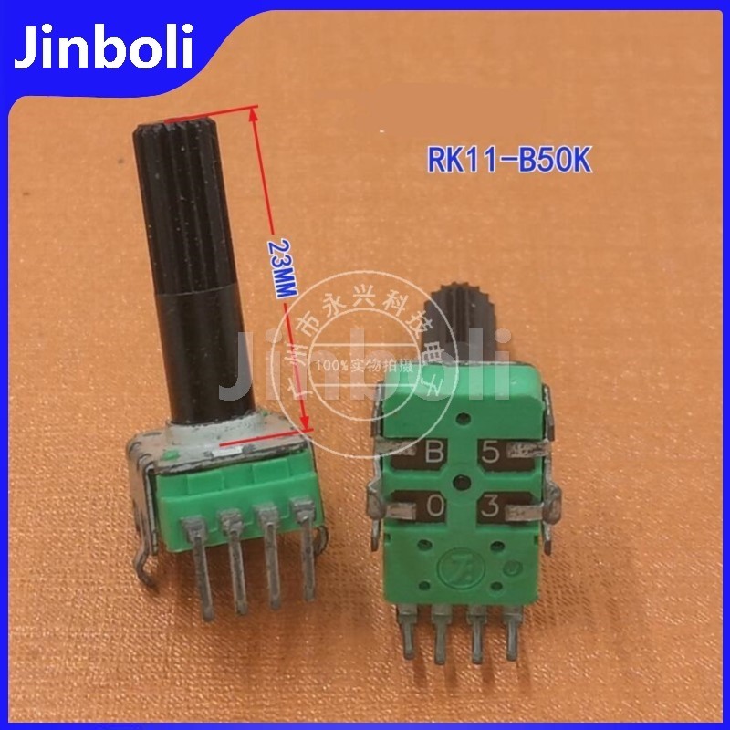 3PCS RK11 Type B50K B503 Single Vertical 4 Pin Audio Amplifier Volume ...