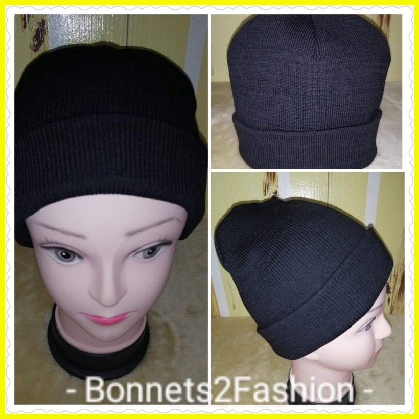 ☎ Bonnet plain fine knit for unisex men and women, quality wise ...
