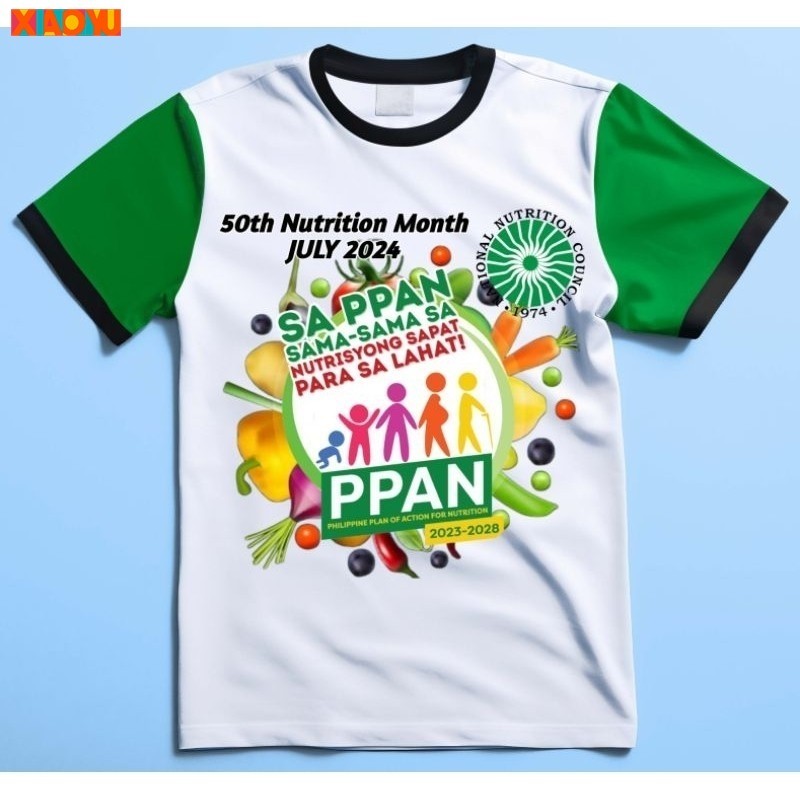 50th NUTRITION MONTH SUBLIMATED SHIRTS DESIGN ( 1) POLYDEX FABRIC ...