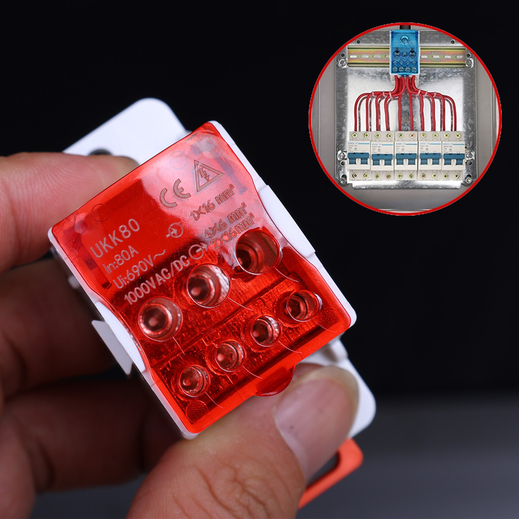 690V 80A Quick Universal Compact Wiring Terminal - 7 Holes Electrical ...