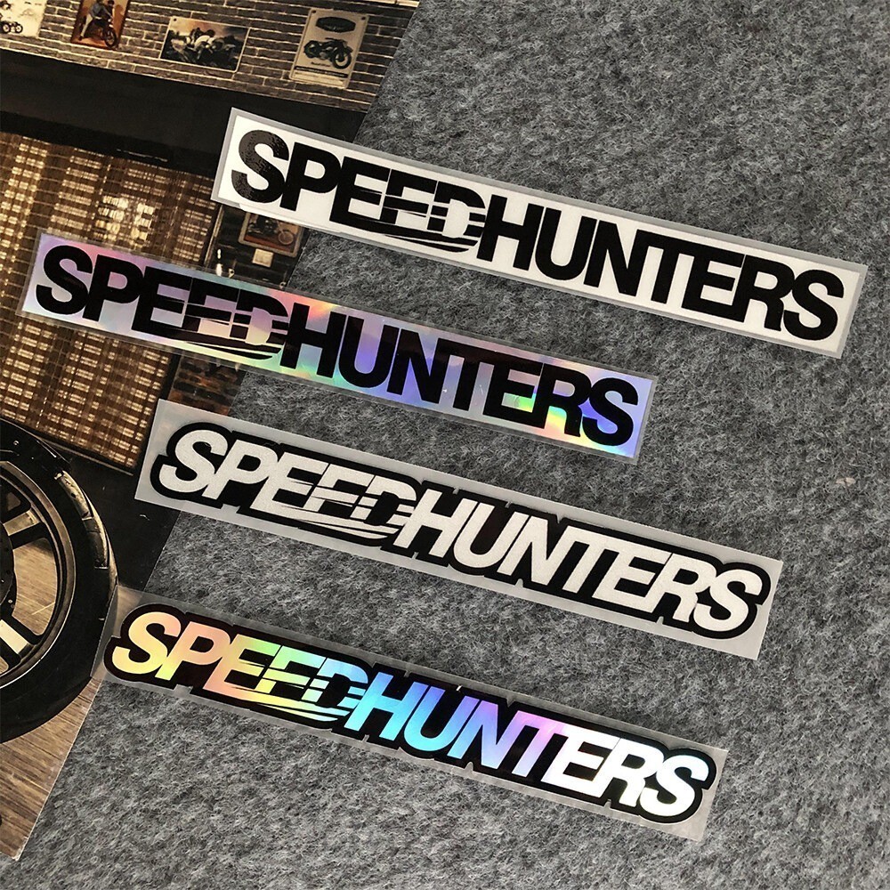 SPEEDHUNTERS/スピードハンターズ Reflective Stickers Motorcycle Car Scooter ...