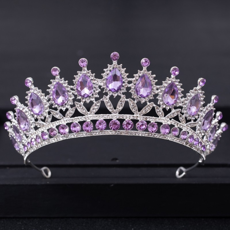 Baroque Vintage Crystal Tiaras And Crowns Rhinestone Queen Pageant Prom ...