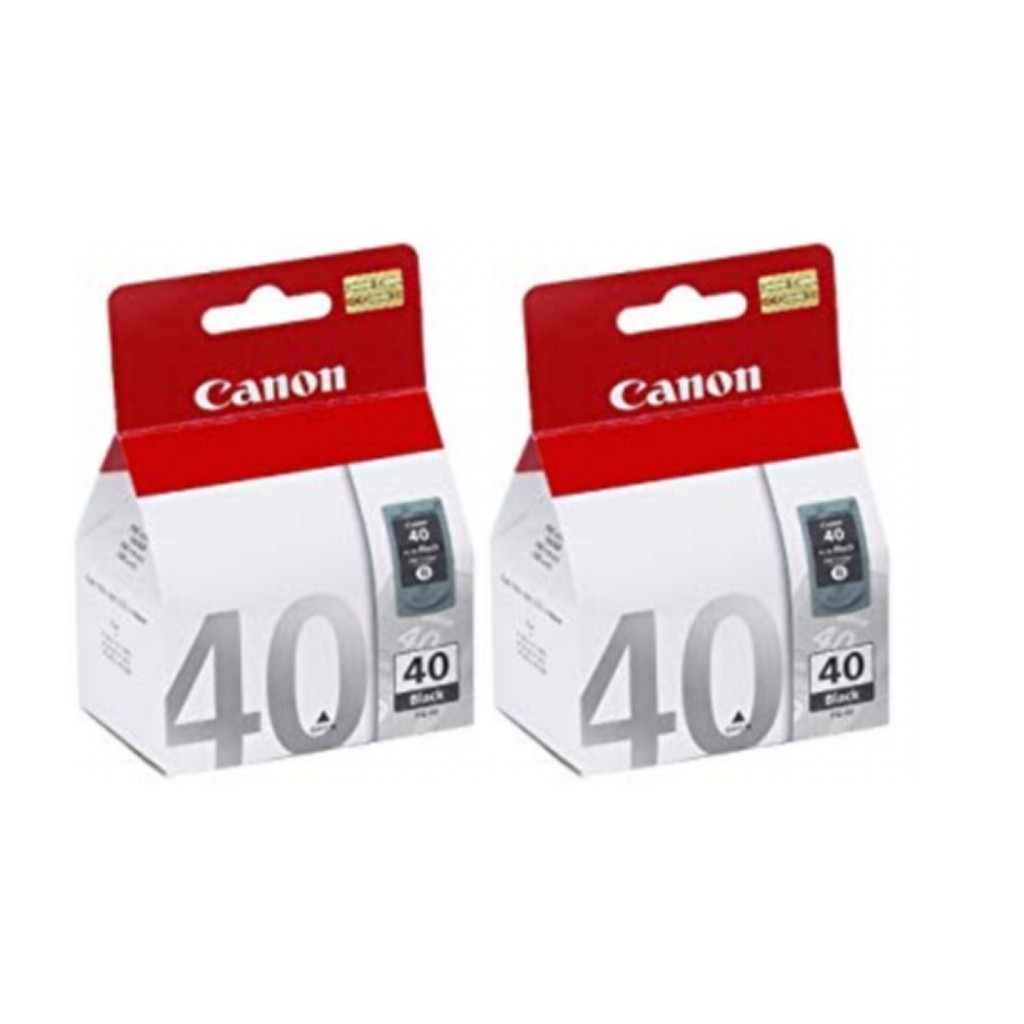 ♟ Canon PG-40 Original Ink Cartridge (Black) Set of 2 Bundle | Shopee ...
