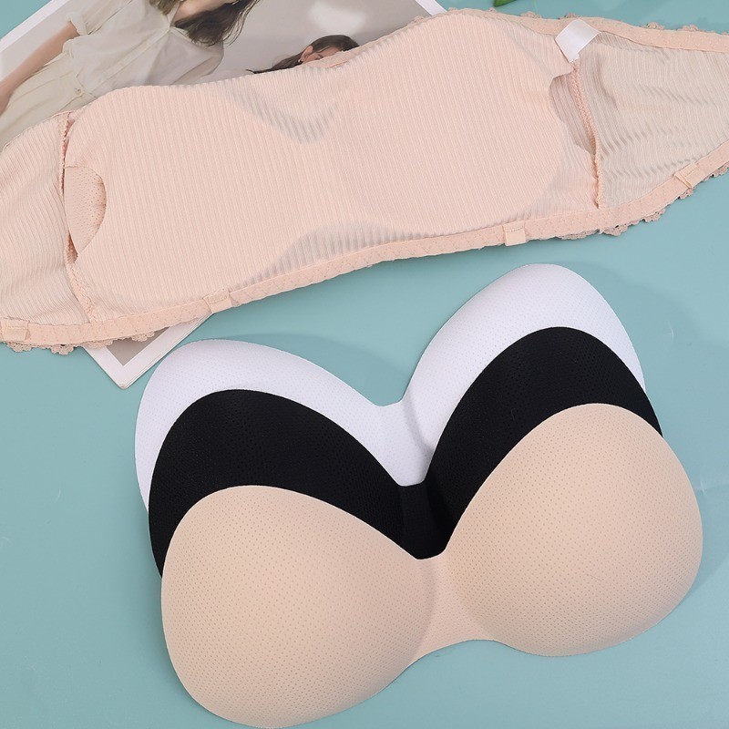 Artificial Latex Push Up Bra Pad - Thickened Removable Breast Push Up ...