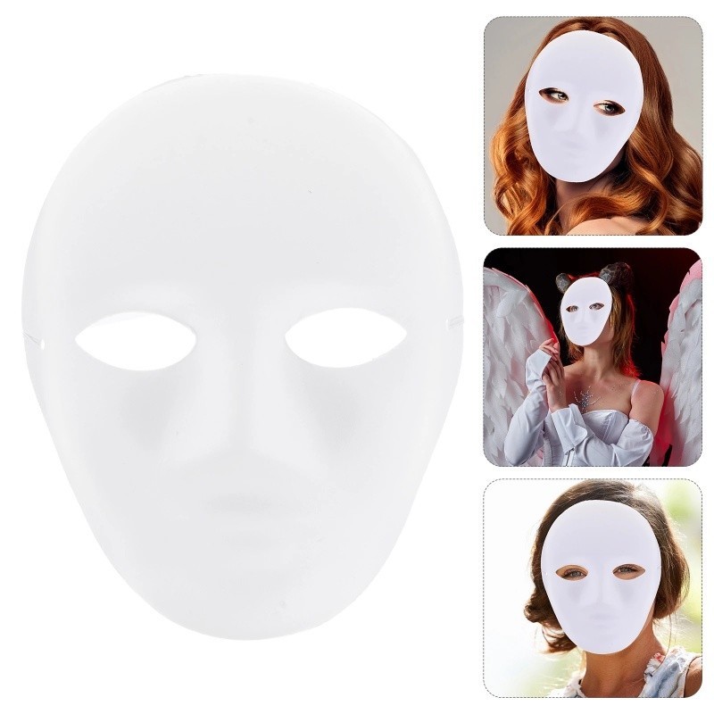 [Halloween]All Saints' Day Supplies,Halloween DIY Blank Pulp Mask / Men ...
