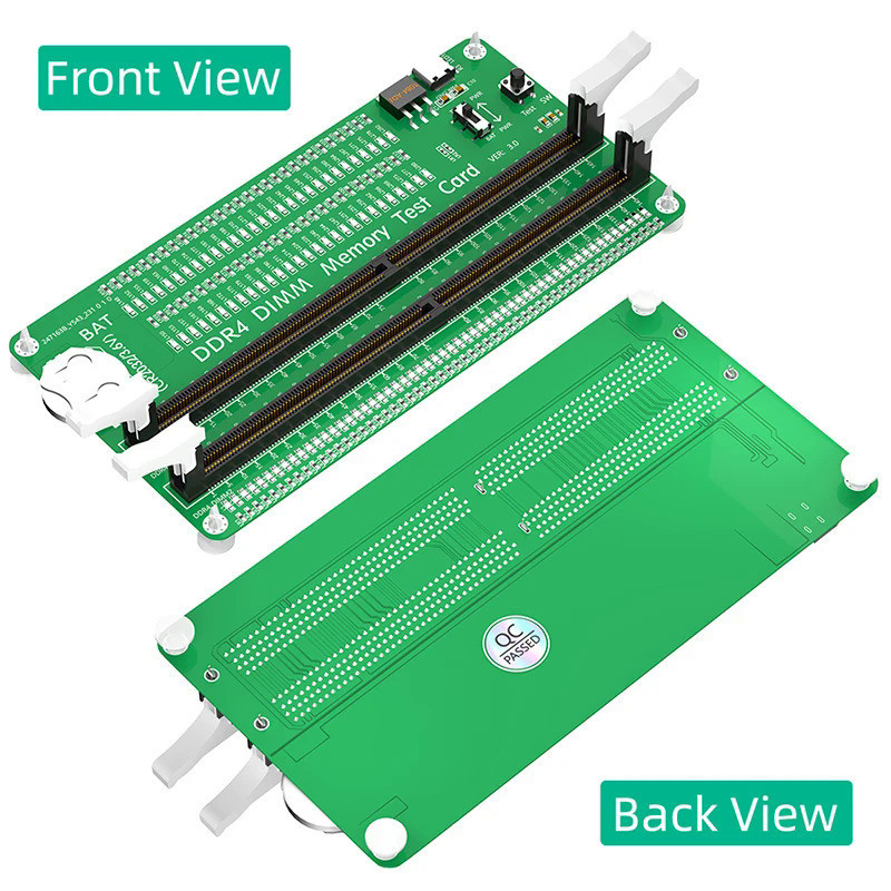 Desktop Computer Motherboard Memory Slot 2x DDR4 DIMM Memory RAM Test ...