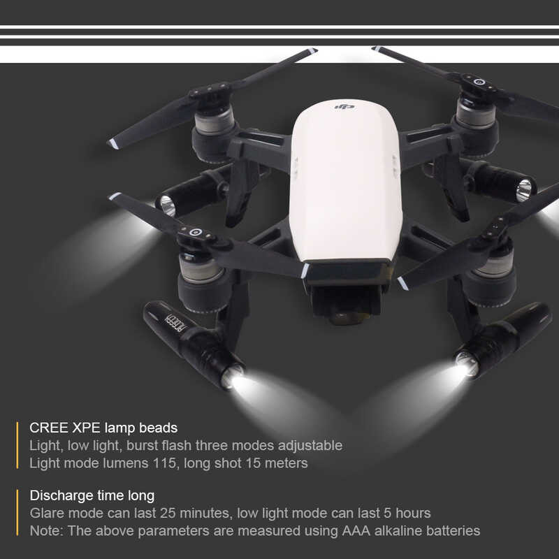 Para Sa DJI Spark RC FPV Drone Night Flight Lights LED Light Landing ...