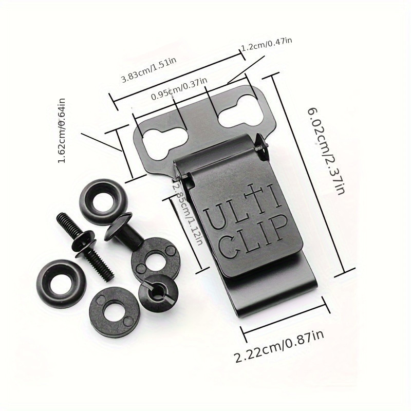 LUC Knife sheath waist clip K sheath waist clip stainless steel K clip ...