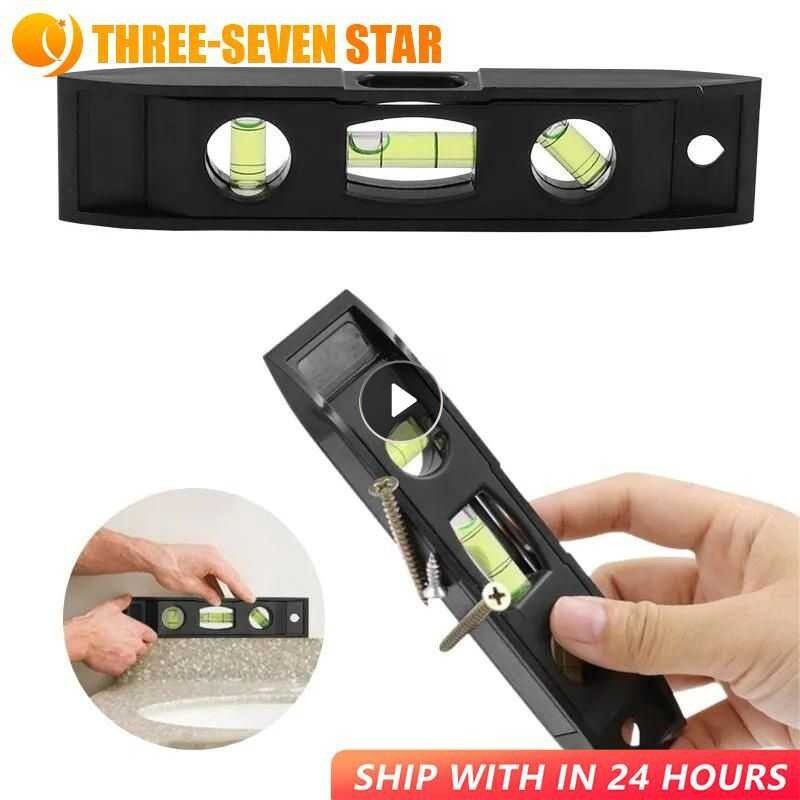 Horizontal Spirit Level, Mini-3-Bubble Tool, Mechanical Grader, High ...