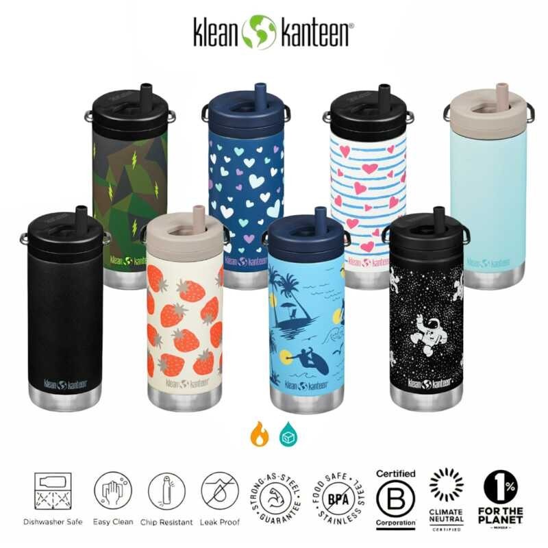 12 oz TKWide na may Twist Cap Klean Kanteen Stainless Steel Tumbler ...