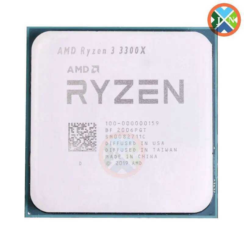AMD Ryzen 3 R3 3300X 3.8 Ghz Quad-Core Eight-Thread 65W CPU Processor ...