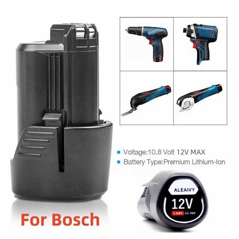 For Bosch 3.0Ah 10.8V Li-ion BAT411 BAT412 GSR GDR PMF GSA PSR PSM 10.8V-LI Batt - Foto 7