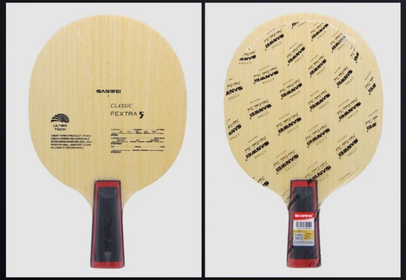 Original SANWEI CLASSIC FEXTRA 5 Table Tennis Blade 5Wood All+ Ping ...