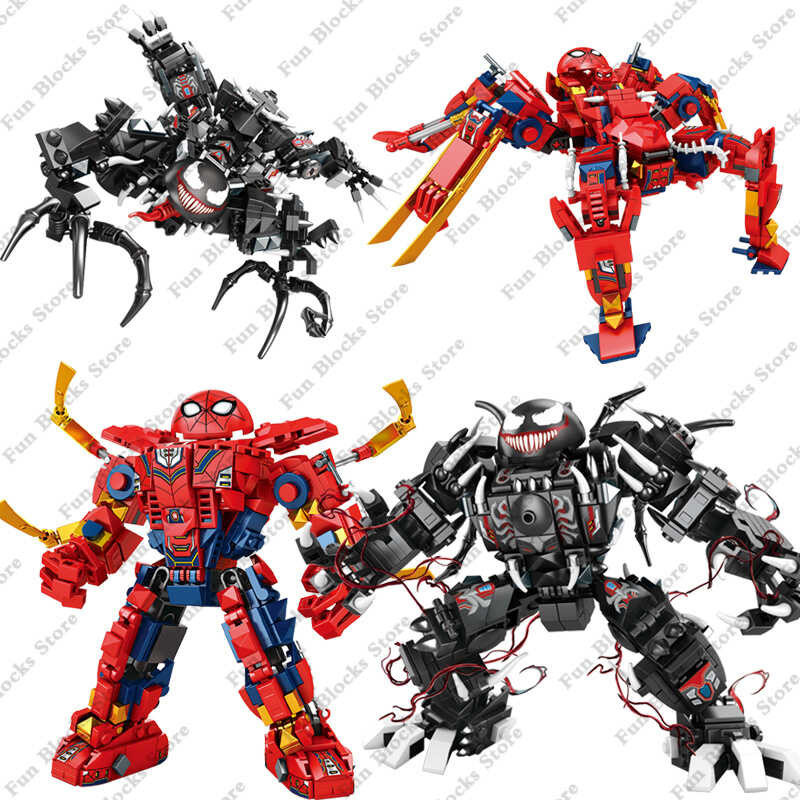 The Superheroes Amazing Spider-man Vs Symbiote Venom Carnage Mecha 