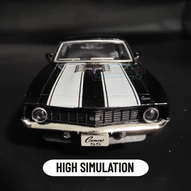 96 1:36 Chevrolet Camaro SS 1969 Muscle Car Model Replica Scale Metal ...