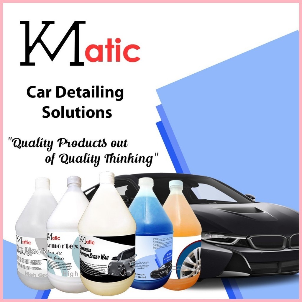 ☎ ♣ KMatic Tire Black B - Water based Silicone (Standard) -1 Gallon (4L ...