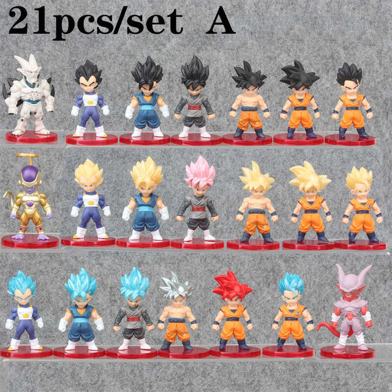 A2 Dragon Ball Z Super Saiyan Goku Anime Figure Son Gohan Vegeta Broly ...