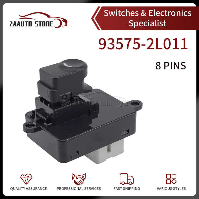 93575-2L011 Power Window Control Switch, Passenger Side Single Button ...