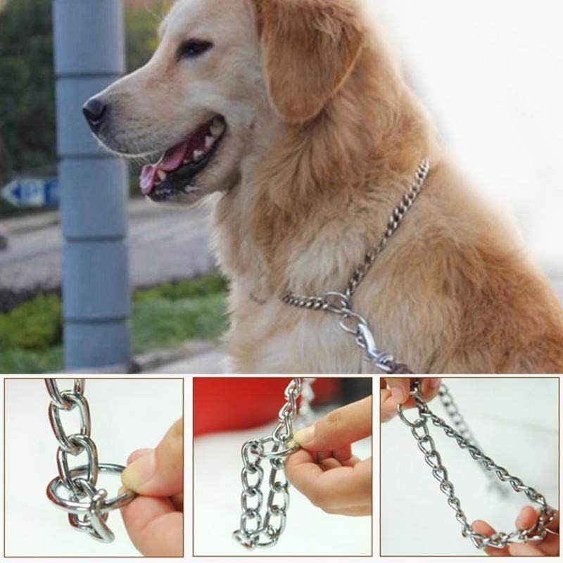 Dog Chain Collar Necklace Pets Strong Heavy Duty Metal Stainless Steel ...
