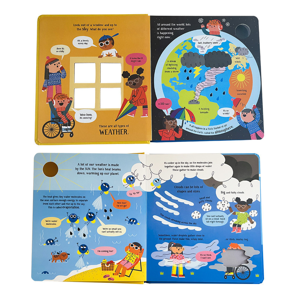 Usborne Step Inside Science Weather English Picture Book for Kids ...