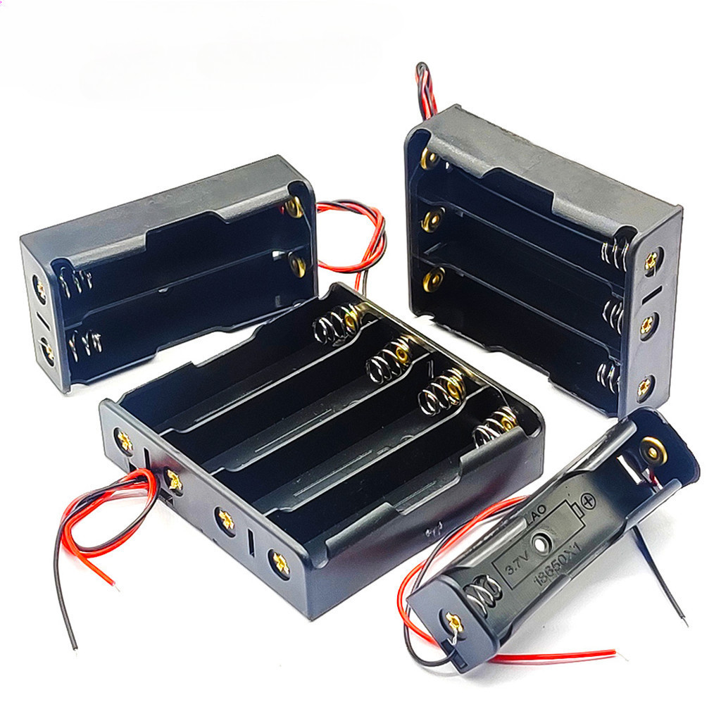 18650 Parallel 1/2/3/4 Battery Holder 18650 Storage Box Case 18650 ...