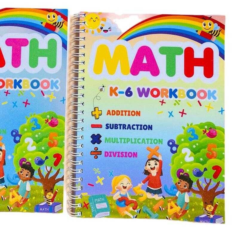 CP MATH WORKBOOK 110 PAGES FOR KINDER TO GRADE 6 KIDS LEARNING MATERIAL ...