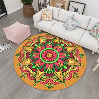 Round Carpet Soft Fluffy Rug Bedroom Mats Computer chair carpet buri ...