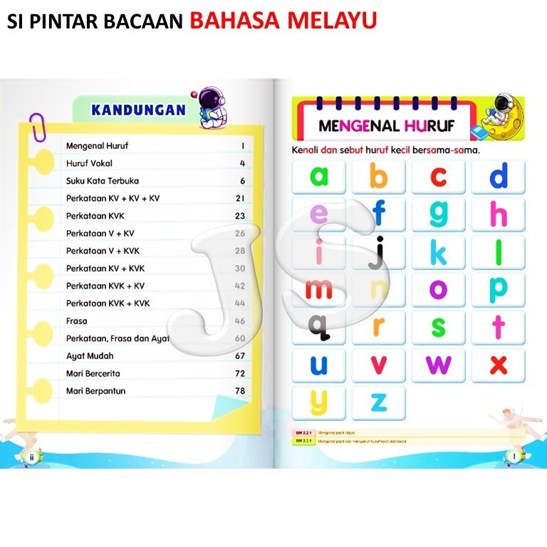 SMART MALAY LANGUAGE READING ENGLISH 2025 & 2024 - EARLY PRESCHOOL ...