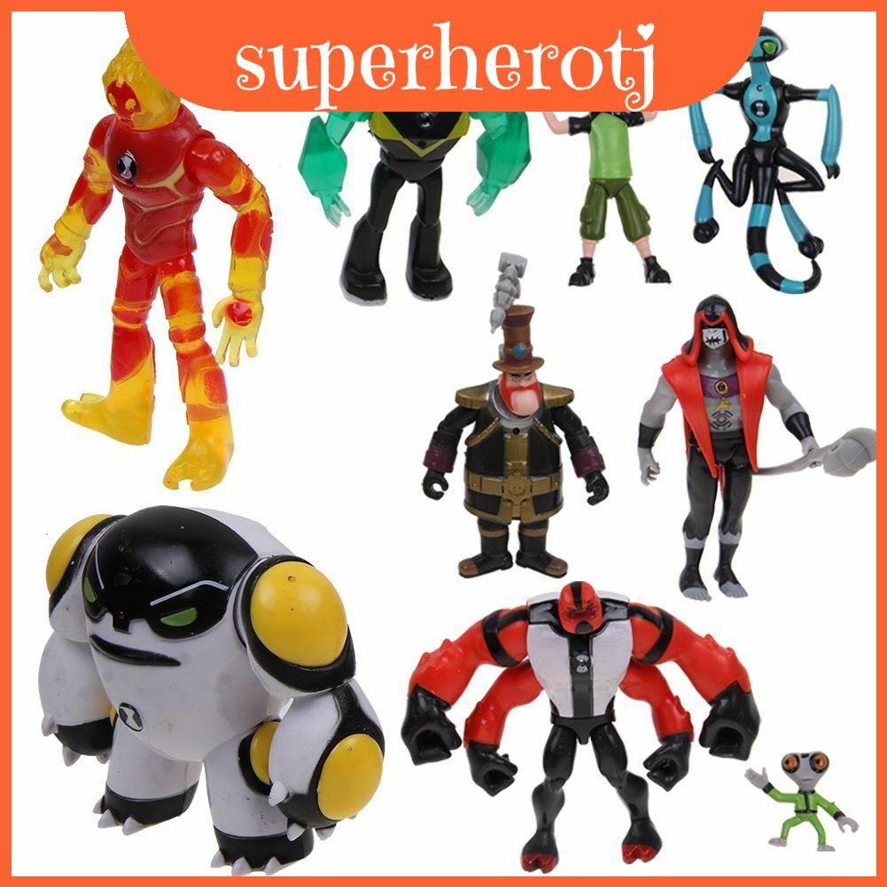 High-quality 10 Ben Figurine Set With Nine Iconic Characters For ...
