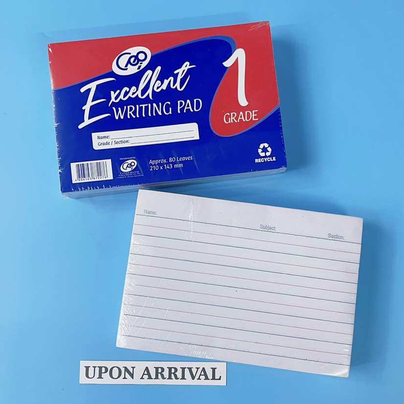 Ramdon Brand Grade 1 2 3 4 Pad Paper School Supplies Writing Notebook 1 ...