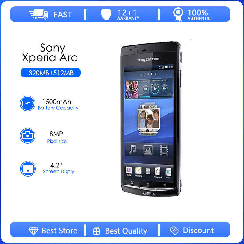 Sony Ericsson Xperia Arc Lt15i Original Xperia Anzu X12 Mobile Cell 