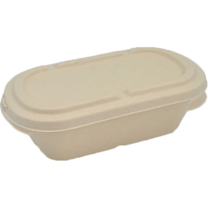 56 Disposable Pulp Lunch Divided Into Compartments, Degraded Light Food ...