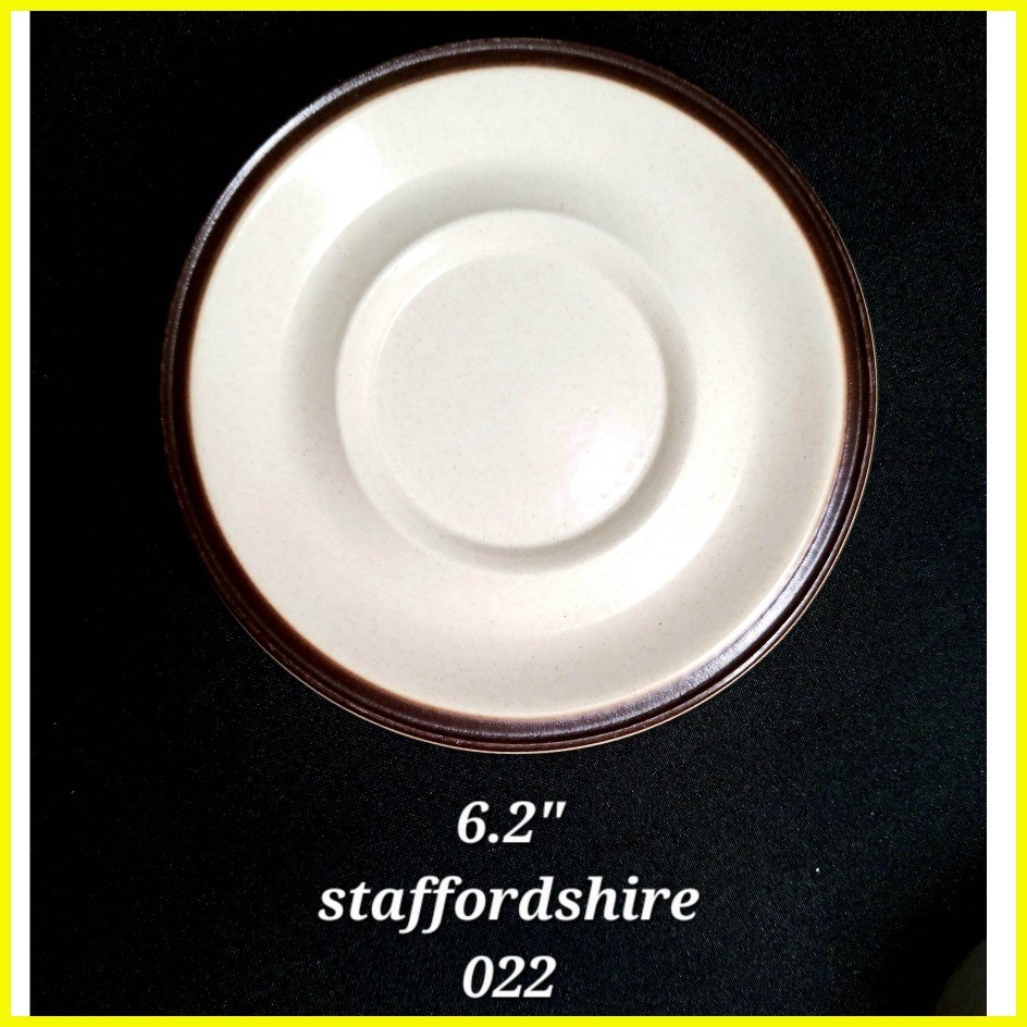 stoneware/ microwave dishwasher safe/ platitos /saucer bread plates