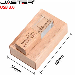 Jaster Free Custom Wood Crystal Usb 3.0 Flash 128gb High Speed Pen 